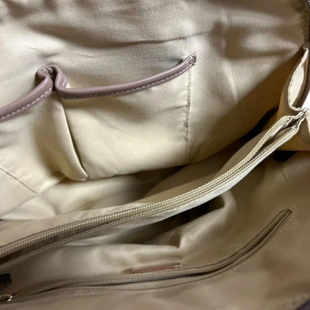 Giani Bernini‎ Women's Floral Dome Satchel Bag Neutral Design
